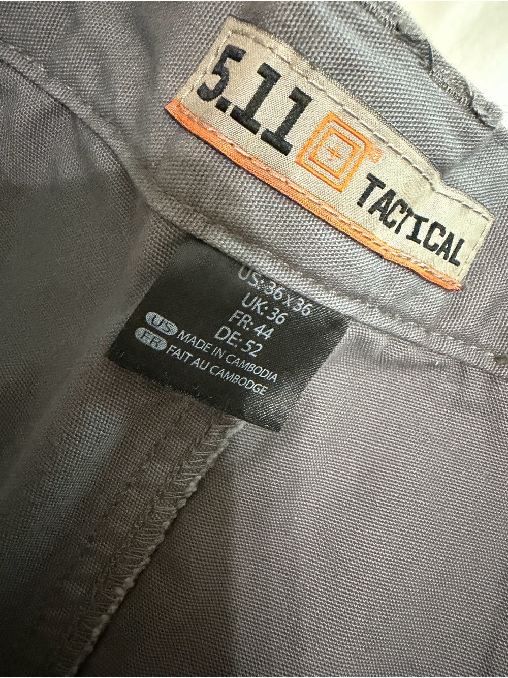 5.11 tactical men  pants size 36x34